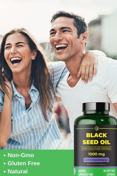 Çörek Otu Yağı Soft jel | 90 Kapsül | Soğuk Sıkım | Black Seed Oil Highest Thymoquinone