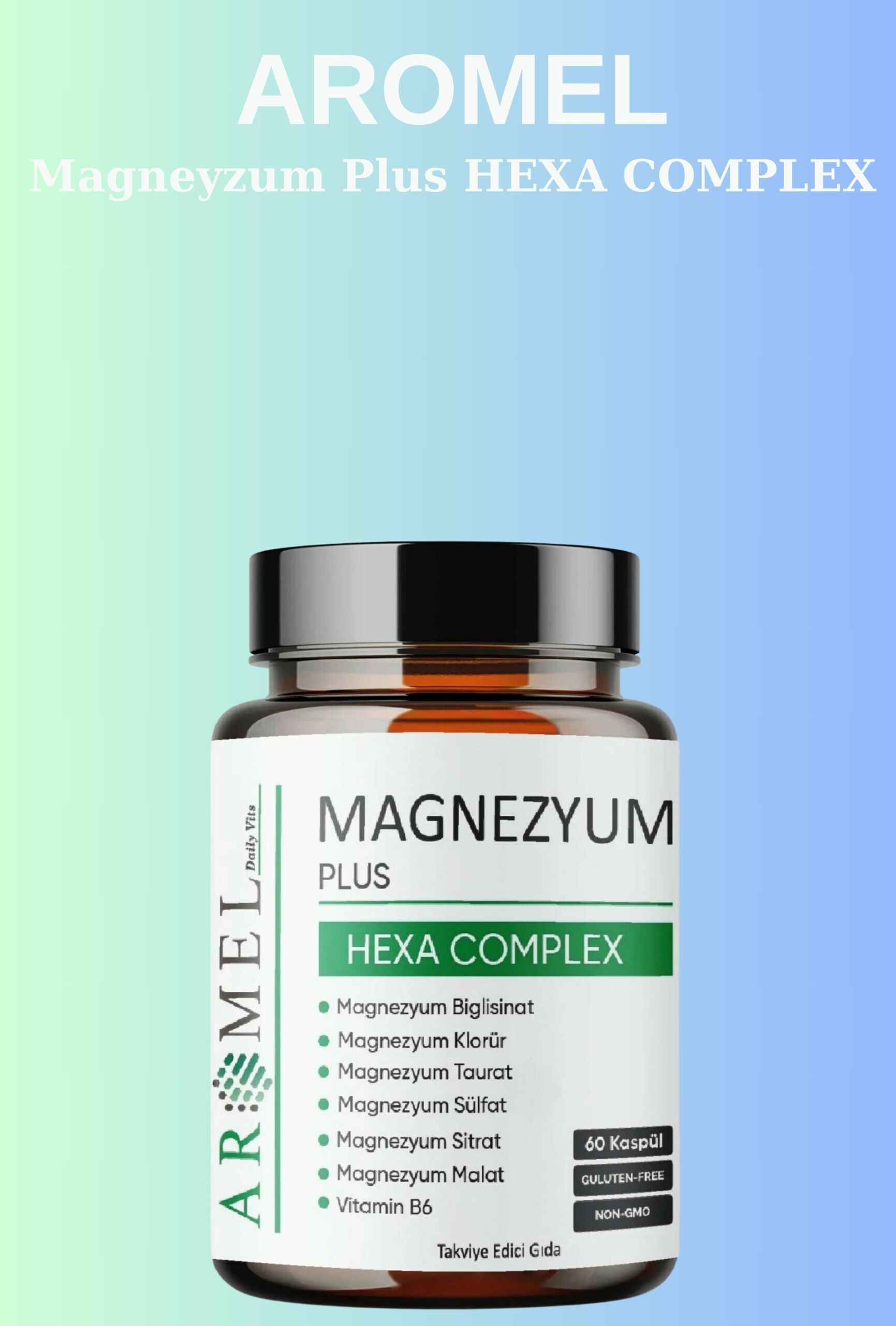 Aromel Magnezyum Kapsül