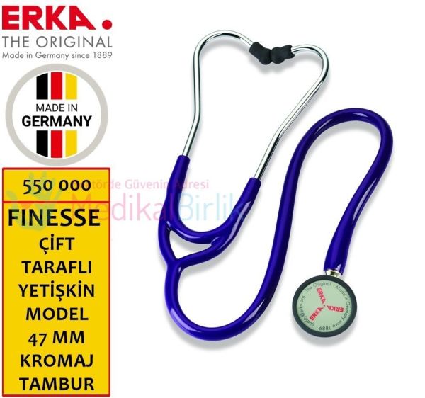 Erka Finesse ÇİFT TARAFLI Kromajlı Yetişkin Steteskop 550 000