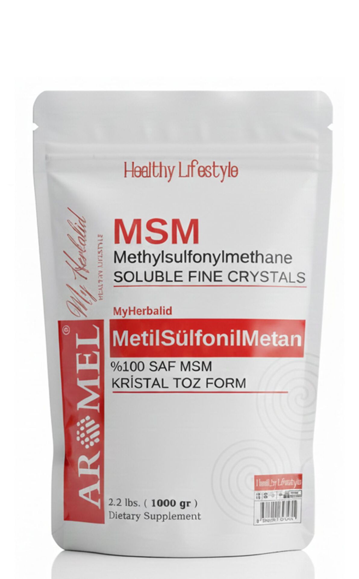 Aromel MSM Metil Sülfonil Metan | 1 Kg | ‎Methyl sulfonyl methane