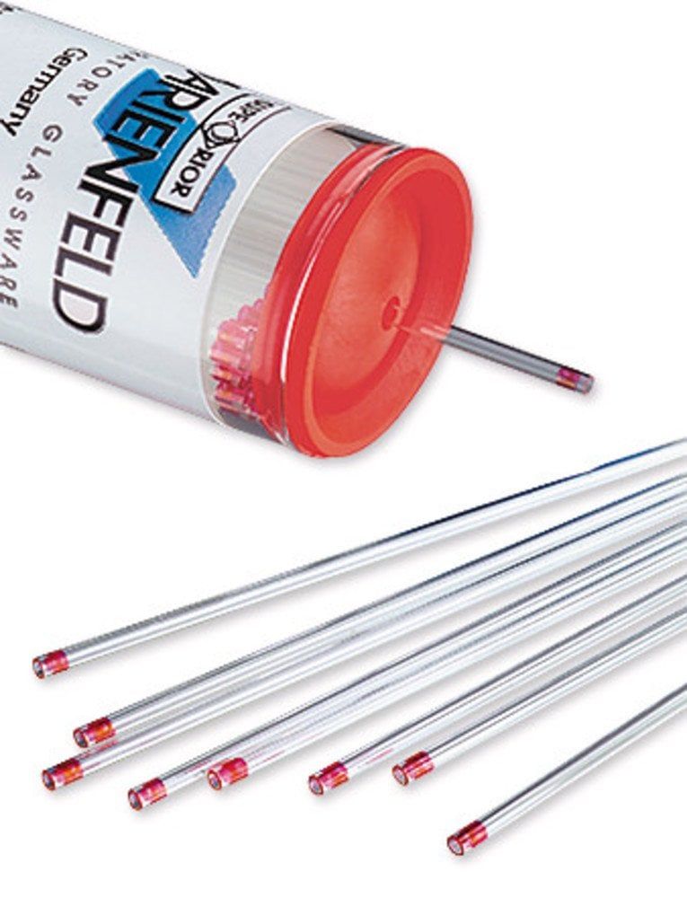 Hematokrit Kapiler Tüp | Kırmızı Heparinli | 100/Paket