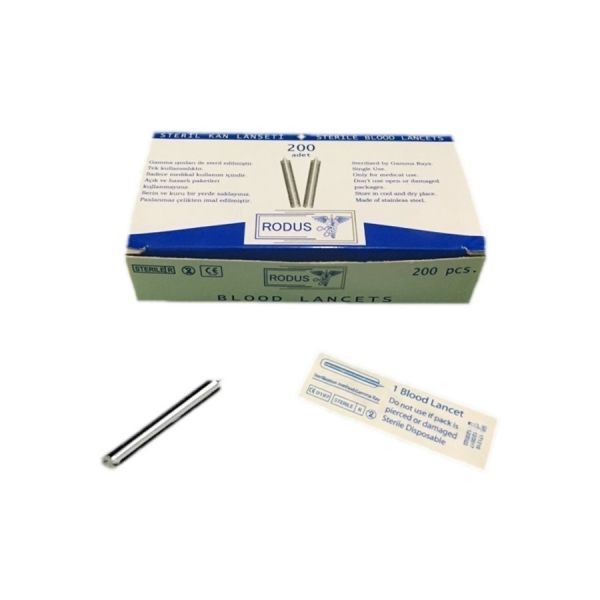 Parmaktan Kan Alma İğnesi-Lanset, 200/Paket