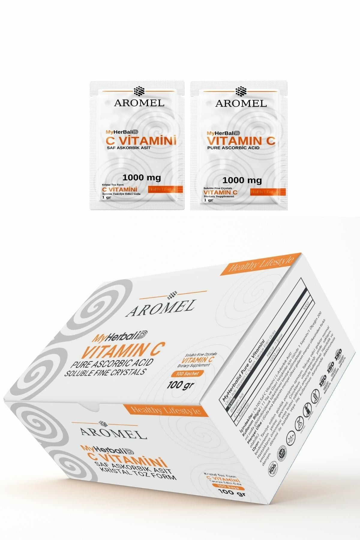 C Vitamini 100 Şase | Askorbik Asit | Alman Menşei | 100 gr Ekstra Saf