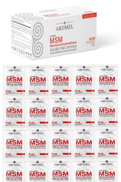 MSM Metil Sülfonil Metan | 45 Adet Şase | ‎Methyl sulfonyl methane | 135 gr