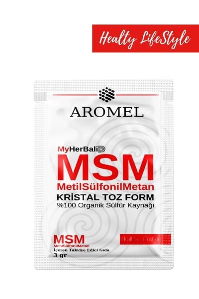 MSM Metil Sülfonil Metan | 45 Adet Şase | ‎Methyl sulfonyl methane | 135 gr