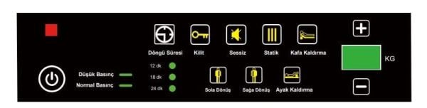 45 Derece Pozisyon Veren Boru Tipi Havalı Yatak | Uzaktan Kumandalı