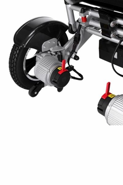 Lityum Pilli Hafif Akülü Tekerlekli Sandalye | Uzaktan Kumandalı | Tek Hareketle Katlanabilir