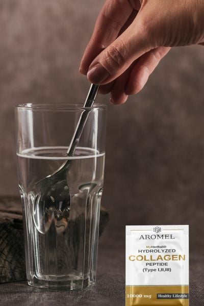 Aromel Multi Gold Hidrolize Kolajen | 30 Şase 300 gram | Type I,II,III Multi , 21 in One Collagen