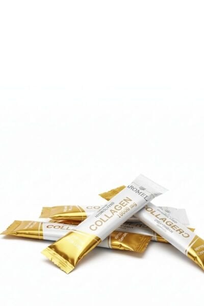 Aromel Multi Gold Hidrolize Kolajen | 30 Şase 300 gram | Type I,II,III Multi , 21 in One Collagen