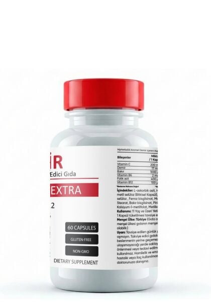 Aromel Demir Kapsül 60 Adet  | Demir, Bakır, Folik Asit içeren Takviye Edici Gıda