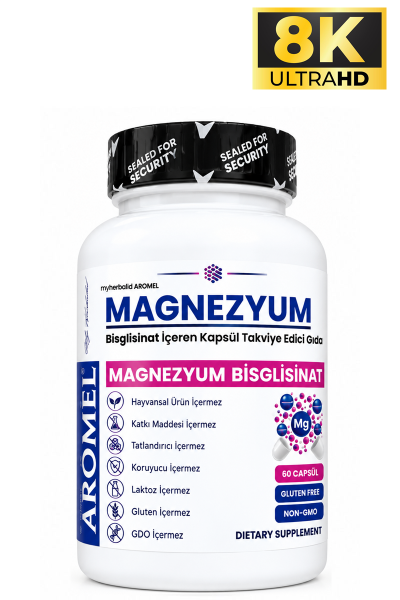 Aromel Magnezyum Bisglisinat Kapsül 60 Adet  | 8K Ultra HD