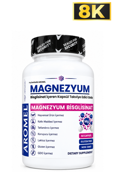 Aromel Magnezyum Bisglisinat Kapsül 60 Adet  | 8K Ultra HD