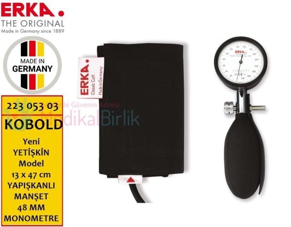 Erka Kobold Model Erişkin YAPIŞKAN MANŞET Tansiyon Aleti 223 053 03