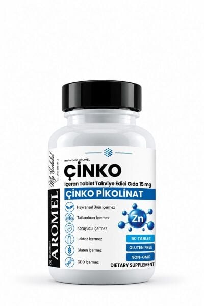 Aromel Çinko Tablet 60 Adet  | Çinko Pikolinat içeren Takviye Edici Gıda