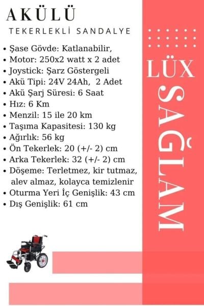 En Ucuz Akülü Sandalye | Katlanabilir Akülü Tekerlekli Sandalye