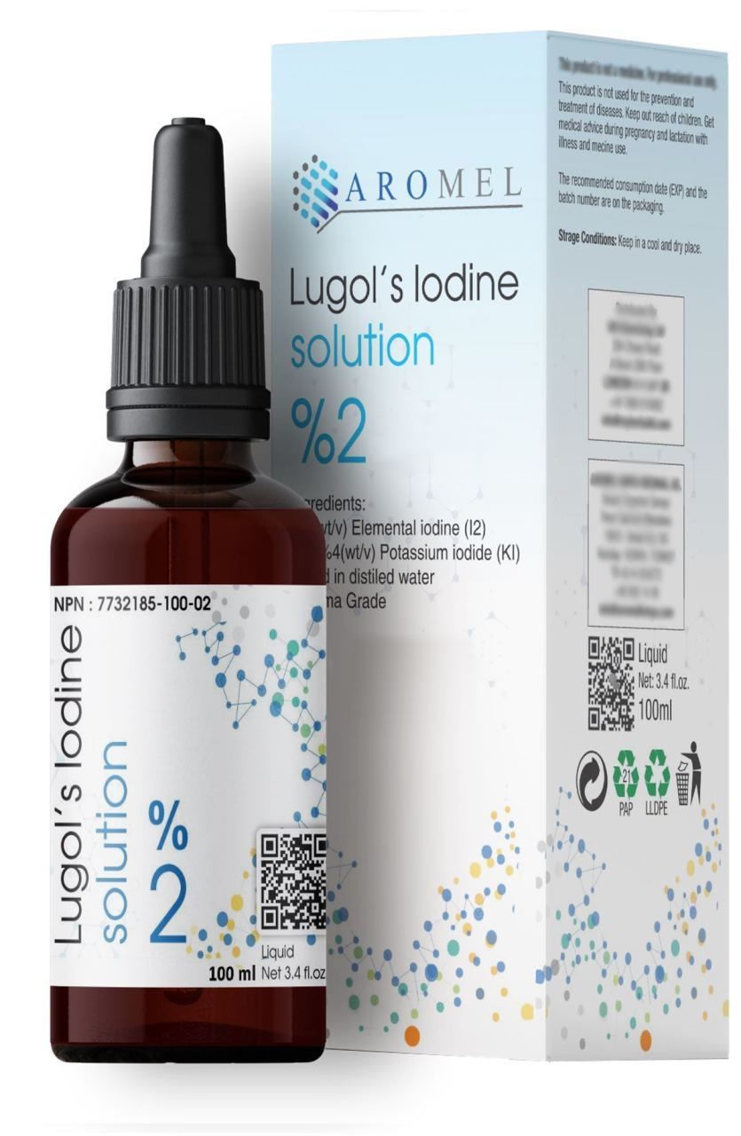 Aromel Lugol Çözeltisi %2 lik | 100 ml | Lugols iodine Solution