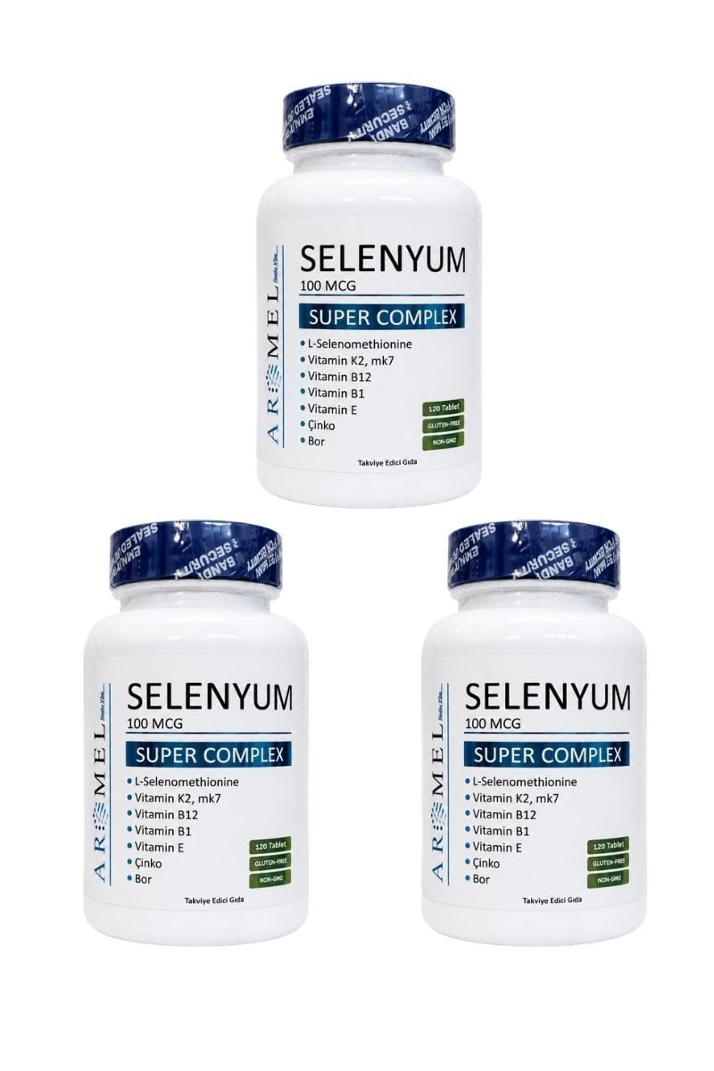 Selenyum 120 Tablet x 3 Adet | 100 mcg | Super Complex