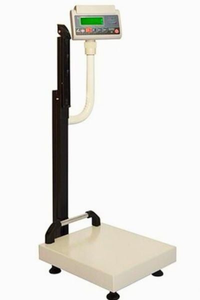 Boy Ölçerli Dijital Baskül | 300 kg Tartar | 50 gr Hassasiyet | 210 cm Boy Ölçer