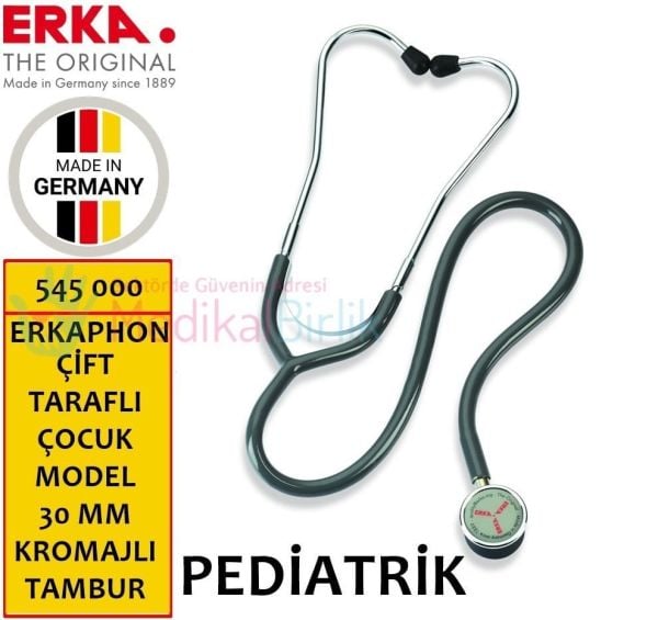 Erka Erkaphon ÇİFT TARAFLI PEDIATRIK Kromajlı Steteskop 545 000