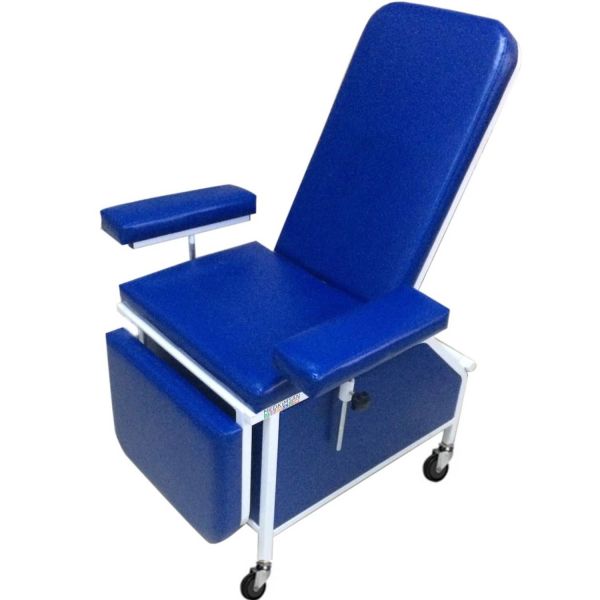 Kan Alma Koltuğu Lüx | Tekerlekli | Çift Haraketli Kol