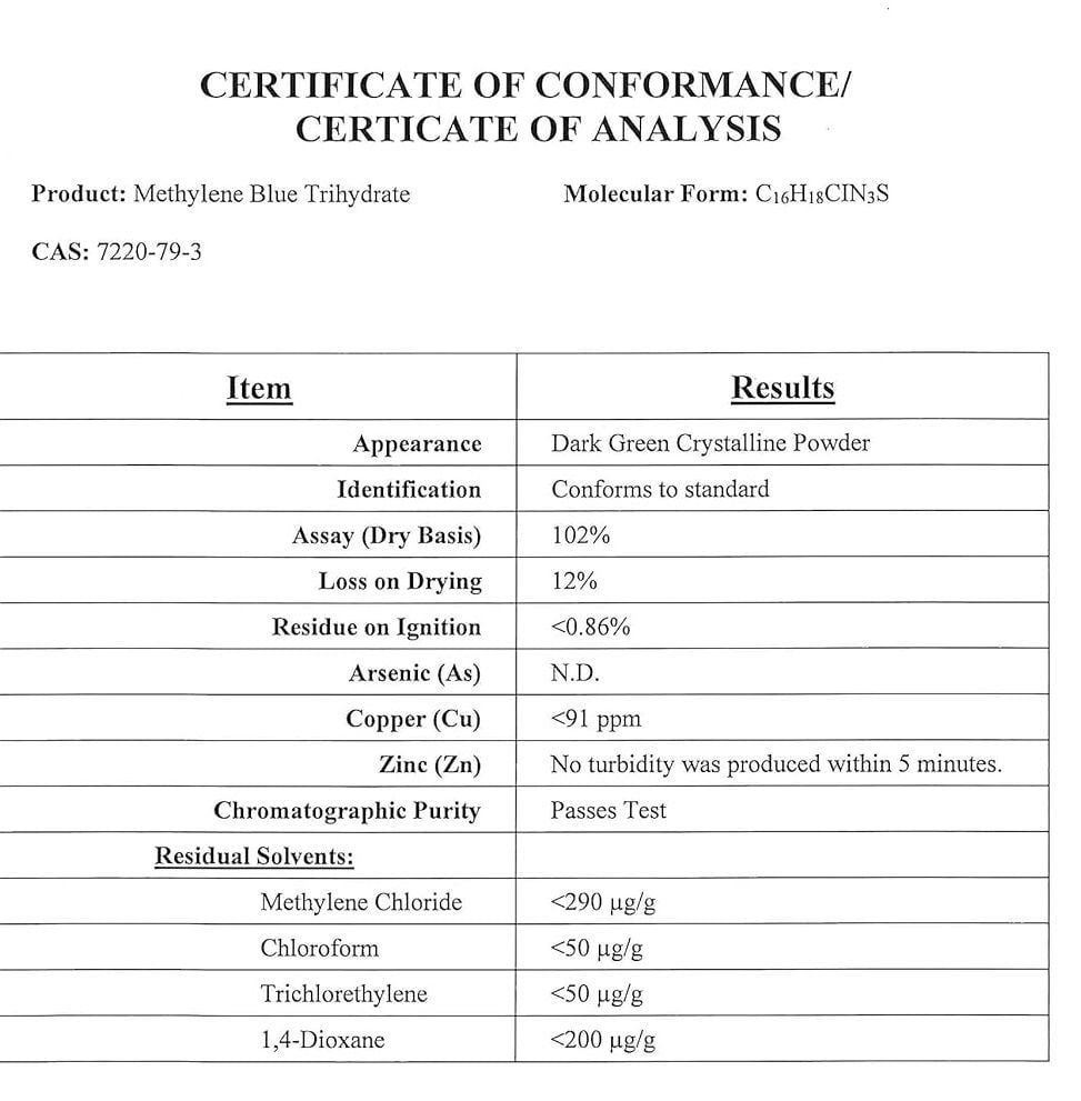Aromel Methylene Blue | 25 gr | Metilen Mavisi
