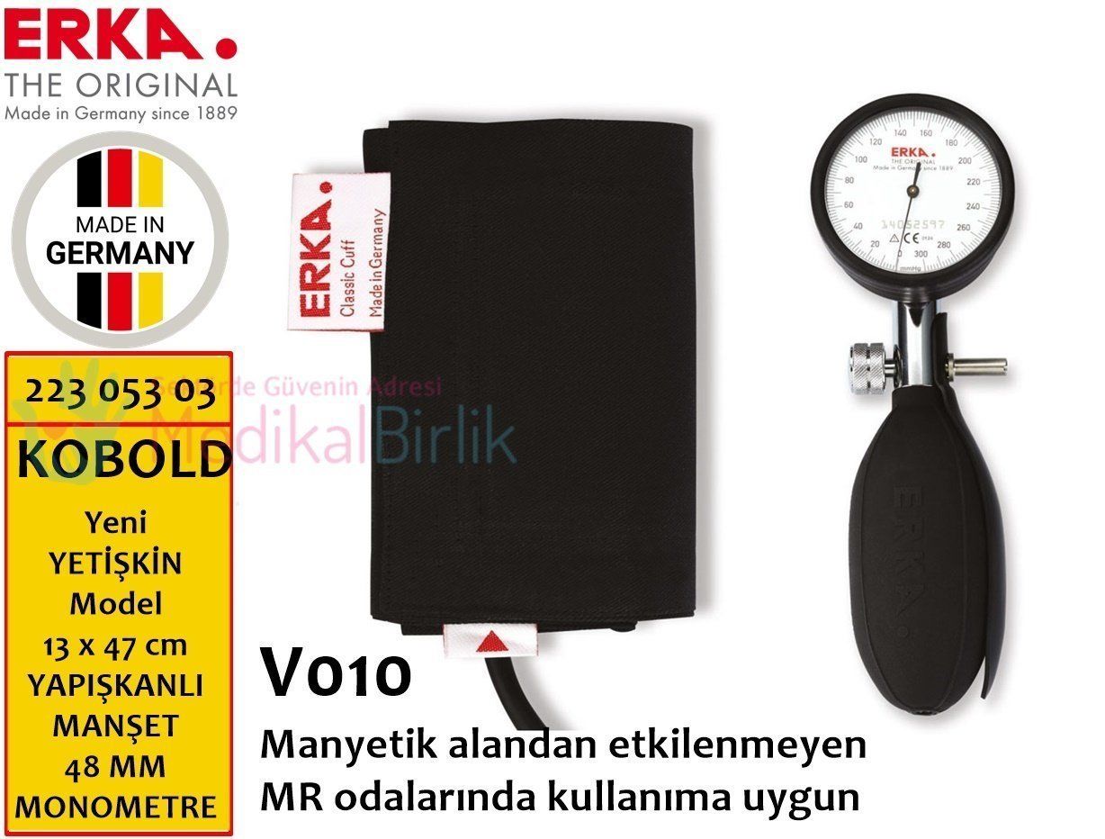 Erka Kobold - MR Erişkin YAPIŞKAN MANŞET Tansiyon Aleti 223 053 03 V010