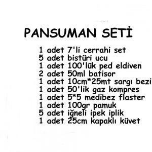 PANSUMAN SETİ