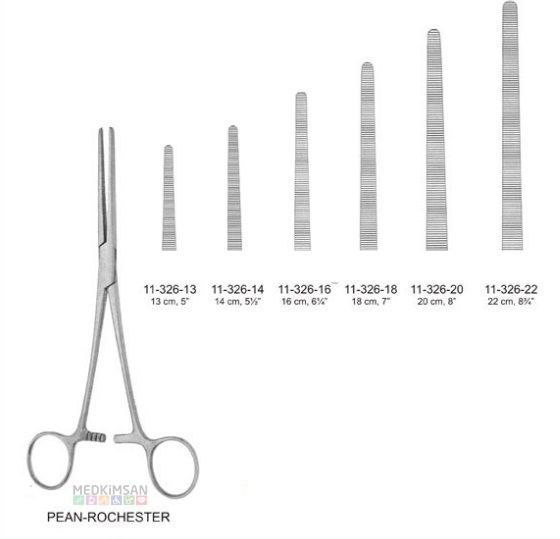 Hemostatik Pens | 240 mm | Rochester Pean Tipi