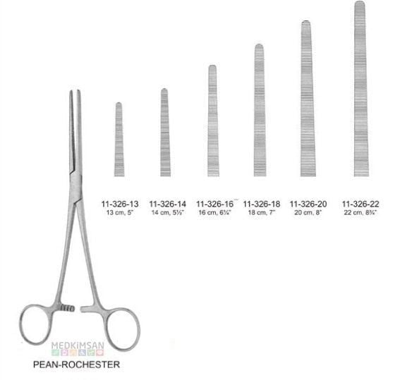 Hemostatik Pens | 140 mm | Rochester Pean Tipi