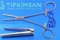 HEMOSTATİK PENS - 140 mm Crille Tipi - Düz