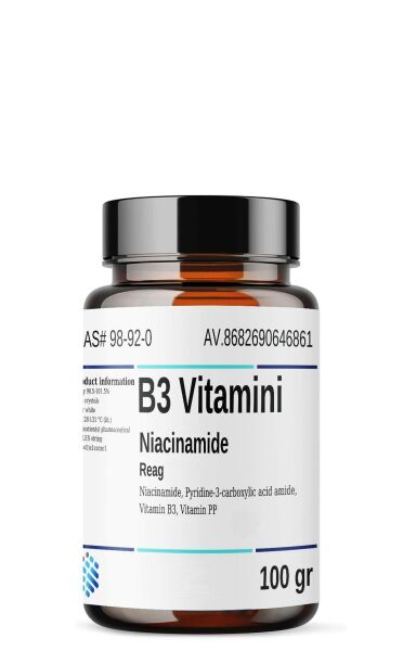 Aromel B3 Vitamini Niyasin | 100 gr | Niacinamid