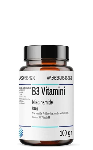 Aromel B3 Vitamini Niyasin | 100 gr | Niacinamid