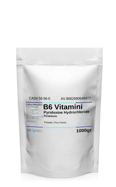 Aromel B6 Vitamini Piridoksin | 1 Kg |  Pyridoxine hydrochloride