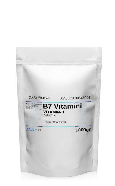 Aromel B7 Vitamini Biyotin | 1 Kg | H Vitamini D-BIOTIN %100 lük