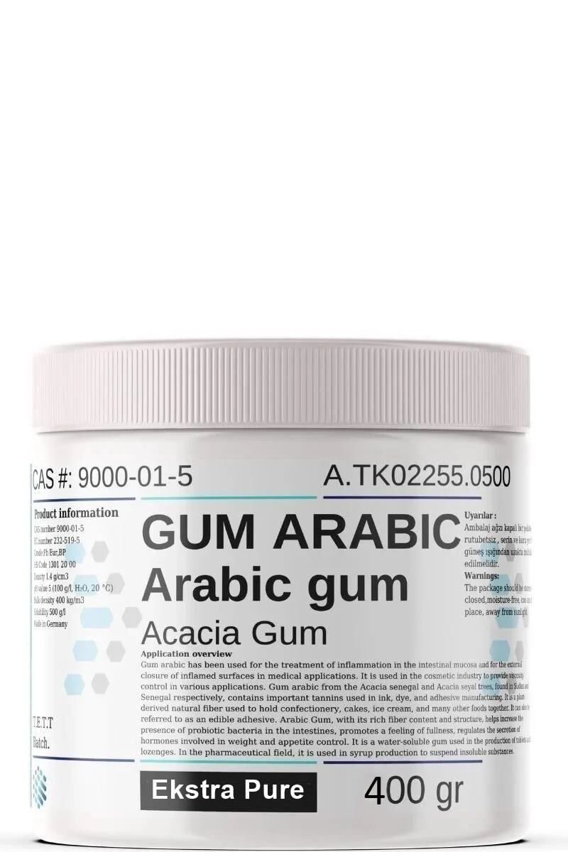 Gum Arabik, Akasya Gamı | 400 gr | Arabic Gum | Alman Menşei