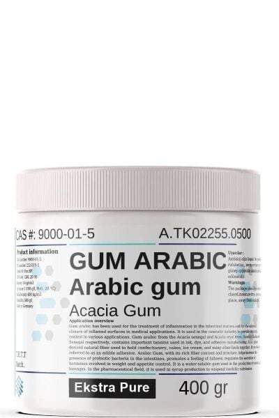 Gum Arabik, Akasya Gamı | 400 gr | Arabic Gum | Alman Menşei