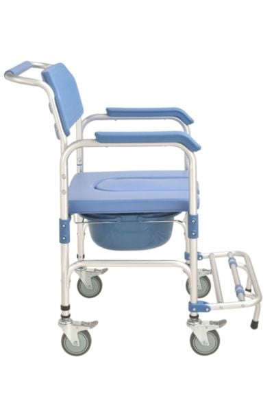 Banyo Sandalyesi | Tuvalet Sandalyesi | Klozetli Tekerlekli Sandalye | Ev içi Kullanılabilir
