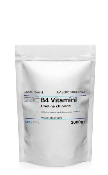 Aromel B4 Vitamini Kolin Klorür | 1 Kg | Choline Chloride
