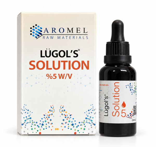 Aromel Lügol Çözeltisi %5 lik | 30 ml | Lugol Damlalıklı Şişe