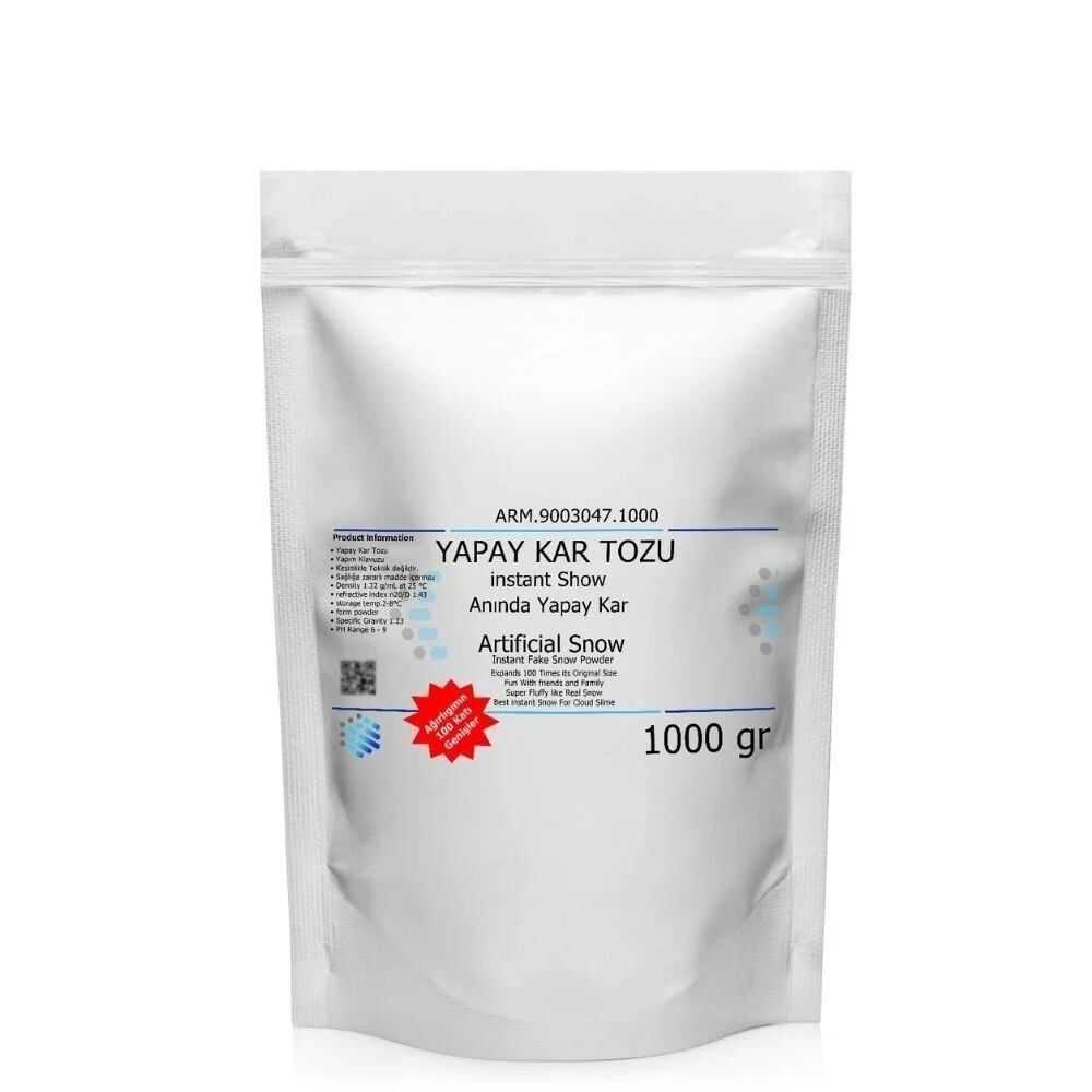Yapay Kar Tozu 1000 gr | Anında Yapay Kar | instant Show