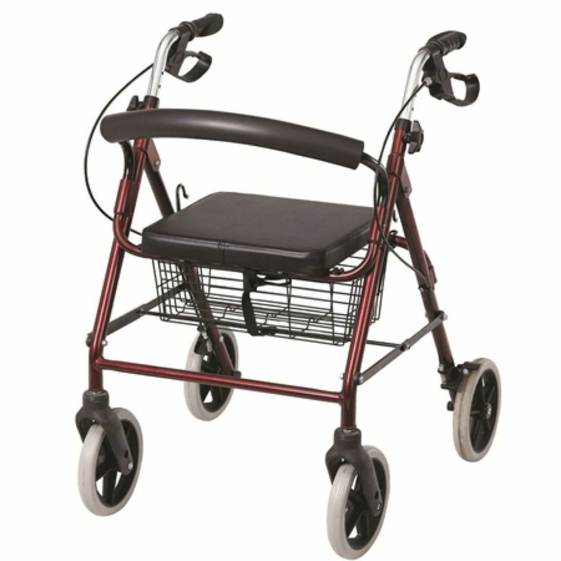 Rolatör | Tekerlekli Oturaklı Yürüteç Walker | Rollator Büyük Tekerlekli
