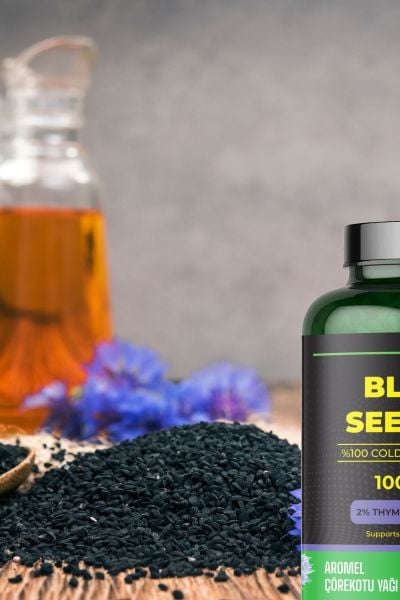 Çörek Otu Yağı Soft jel | 90 Kapsül | Soğuk Sıkım | Black Seed Oil Highest Thymoquinone