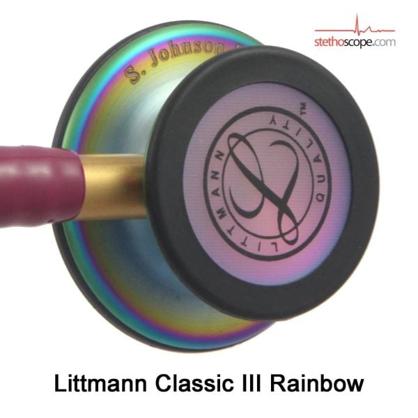 Littmann 5870 Classic III Stetoskop | Siyah Gökkuşağı 5870 | Klasik 3