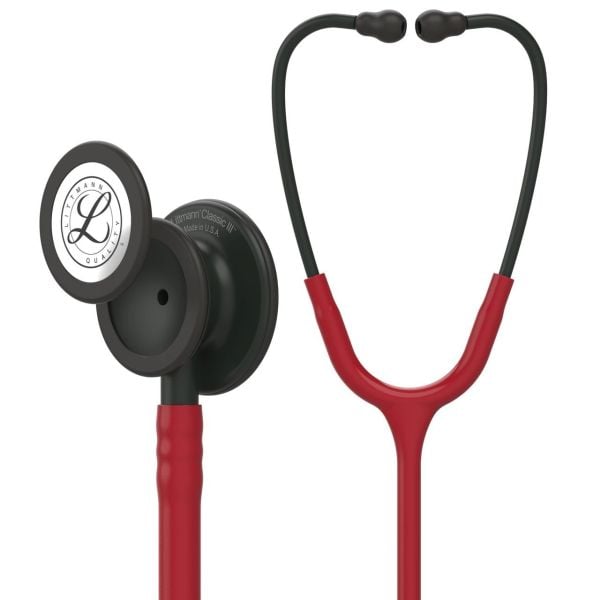 Littmann 5868 Classic III Stetoskop | Bordo Siyah 5868 | Klasik 3