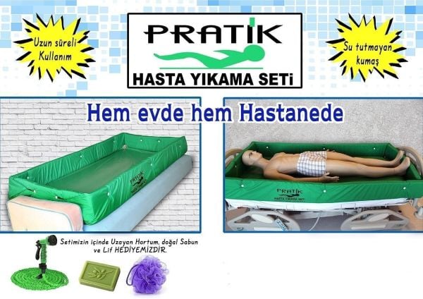 engelliler icin yatakta yikanması kolaylığı sağlayan yatak