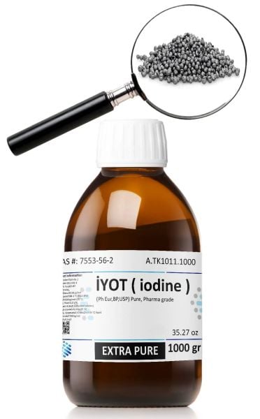 iyot | 1 kg | Pharma Grade | iodine CAS 7553-56-2