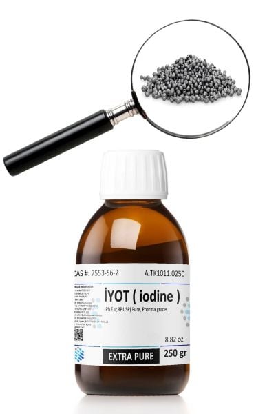 iyot | 250 gr | Pharma Grade | iodine CAS 7553-56-2