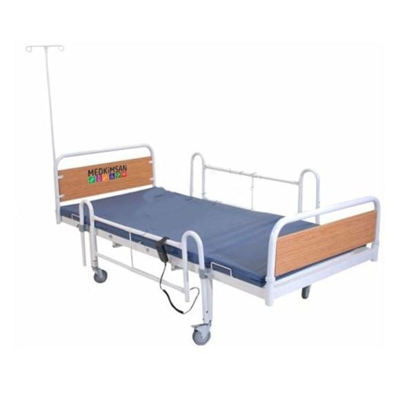 2 Motorlu Hasta Karyolası | Kumandalı | Lazer Yatak Hediye