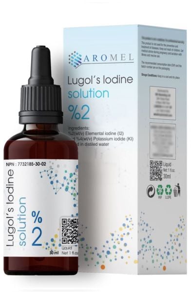 Aromel iyot Damlası %2 lik | 30 ml | Damlalıklı Şişe | Lugol Çözeltisi %2 lik