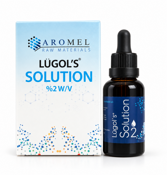 Aromel iyot Damlası %2 lik | 30 ml | Lugol Damlalıklı Şişe | Lügol Çözeltisi %2 lik